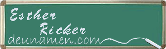 Esther Ricker Visitenkarte